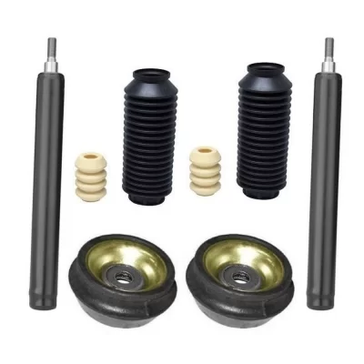 Par De Amortecedor Coxim E Kit Dianteiro Volkswagen Vw Gol G At