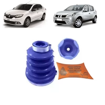 KIT COIFA HOMOCINÉTICA Lado CÂMBIO LADO DIREITO RENAULT LOGAN, SANDERO E SYMBOL TODOS OS ANOS (TRIPOIDE) -  VP76523