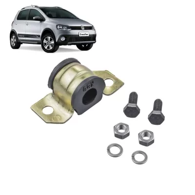 KIT BARRA ESTABILIZADORA DIANTEIRA VOLKSWAGEN VW CROSSFOX, FOX, GOL G5, G6, G7, POLO E SPACEFOX LADO DIREITO COM FURO 18MM 2002 EM DIANTE - VIPPEL VP66466