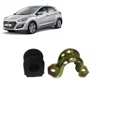 KIT BARRA ESTABILIZADORA DIANTEIRA HYUNDAI I30 COM FURO 23,8 MM 2009 EM DIANTE - VIPPEL VP79372