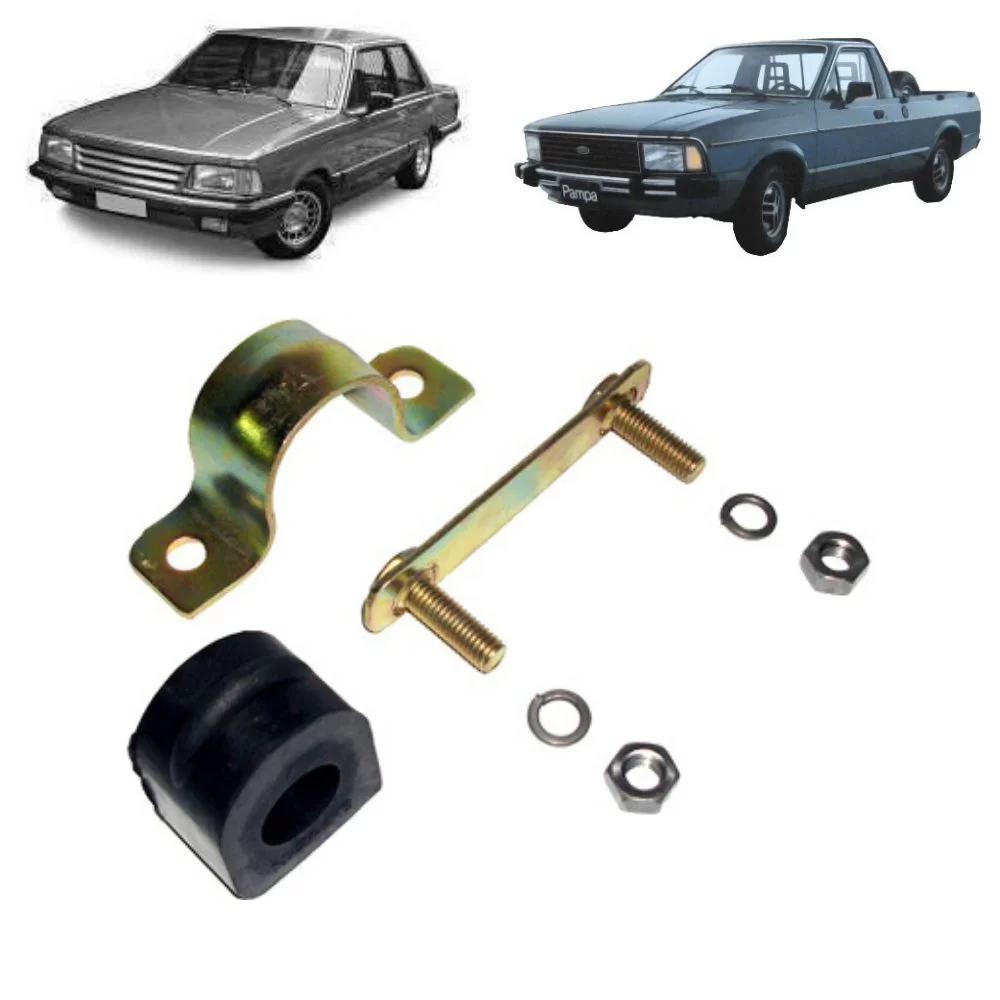 KIT BARRA ESTABILIZADORA DIANTEIRA FORD BELINA, CORCEL, DEL REY E PAMPA 1977 ATÉ 1984 - VIPPEL VP56566