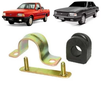 KIT BARRA ESTABILIZADORA DIANTEIRA FORD CORCEL, DEL REY, PAMPA E BELINA 1985 ATÉ 1989 - VIPPEL VP50381