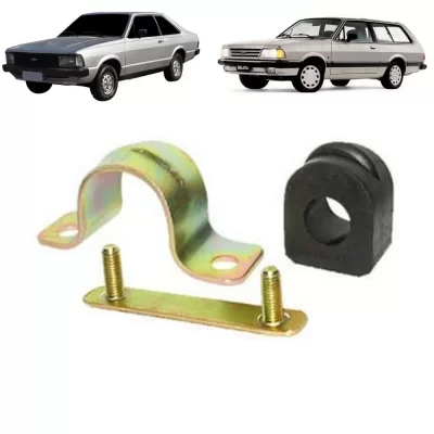 KIT BARRA ESTABILIZADORA DIANTEIRA FORD CORCEL, DEL REY, PAMPA E BELINA 1985 ATÉ 1989 - VIPPEL VP50381