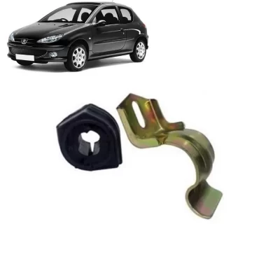 KIT BARRA ESTABILIZADORA DIANTEIRA PEUGEOT 206 SW COM FURO 22 MM 1998 EM DIANTE - VIPPEL VP76830