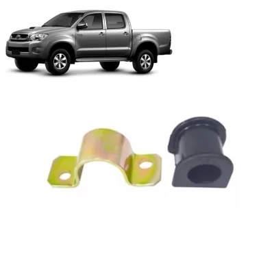 KIT BARRA ESTABILIZADORA DIANTEIRA TOYOTA HILUX 4X4 COM FURO 25 MM 1997 EM DIANTE - VIPPEL VP80338
