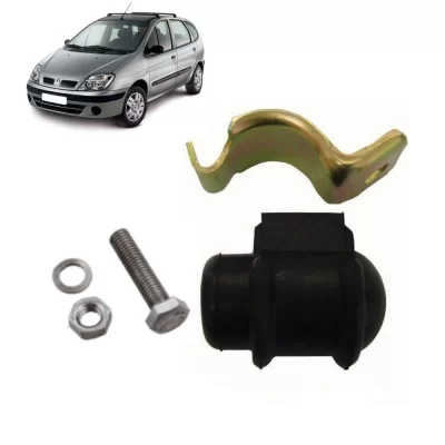 KIT BARRA ESTABILIZADORA DIANTEIRA EXTERNA RENAULT CLIO, KANGOO, MEGANE E R19 COM FURO 20MM 1993 ATÉ 2006 - VIPPEL VP53522