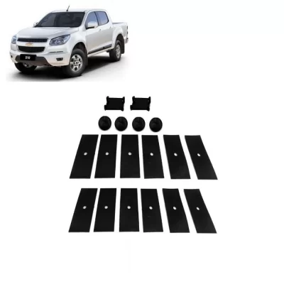 KIT REPARO COMPLETO DO FEIXE DE MOLAS TRASEIRO GENERAL MOTORS GM S10 DE 1995 ATÉ 2011 14 PEÇAS - VIPPEL VP76860