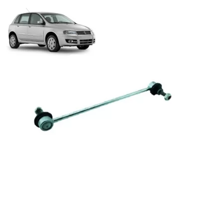 BIELETA DA BARRA ESTABILIZADORA DIANTEIRA FIAT BRAVO E STILO 2003 EM DIANTE - SOLOPES SL077