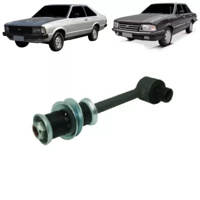 BIELETA DA BARRA ESTABILIZADORA DIANTEIRA FORD BELINA, CORCEL, DEL REY, PAMPA E SCALA  1970 ATÉ 1997 - SOLOPES SL018