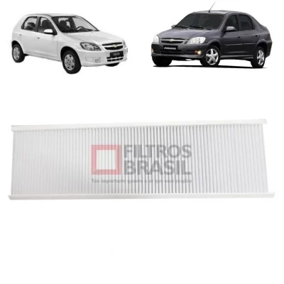 FILTRO DE AR CONDICIONADO GENERAL MOTORS GM AGILE, ASTRA, CALIBRA, CELTA, CORSA, MONTANA E PRISMA 1991 EM DIANTE - FILTROS BRASIL FB702