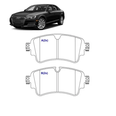JOGO PASTILHA DE FREIO TRASEIRO AUDI A4, A5 E Q7 DE 2015 EM DIANTE - SYL 2055