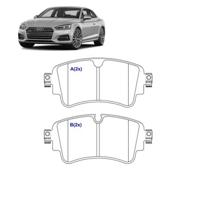 JOGO PASTILHA DE FREIO TRASEIRO AUDI A4, A5 E Q7 DE 2015 EM DIANTE - SYL 2055