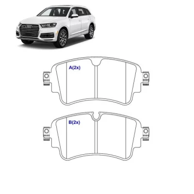 JOGO PASTILHA DE FREIO TRASEIRO AUDI A4, A5 E Q7 DE 2015 EM DIANTE - SYL 2055