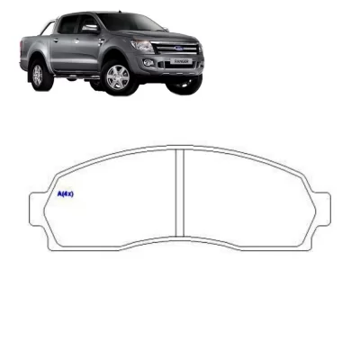 JOGO PASTILHA DE FREIO DIANTEIRO FORD EXPLORER E RANGER 2001 EM DIANTE - SYL 1214