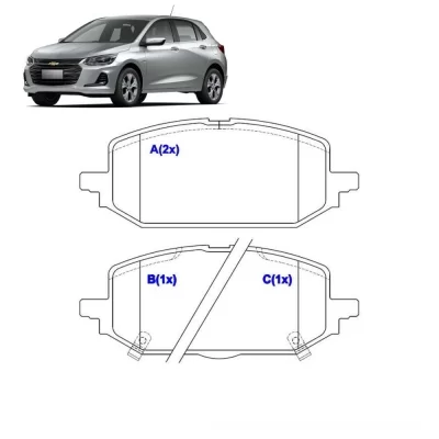 JOGO PASTILHA DE FREIO DIANTEIRO GENERAL MOTORS GM ONIX 2020 EM DIANTE - SYL 4082