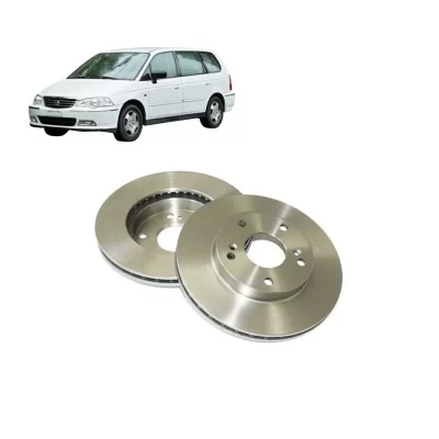 PAR DISCO DE FREIO DIANTEIRO HONDA NEW CIVIC E CRX 1989 EM DIANTE - MDS FREIOS D087A