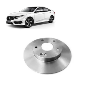 PAR DISCO DE FREIO TRASEIRO HONDA NEW CIVIC 2017 EM DIANTE - HIPPER FREIOS HF700H