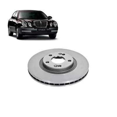 PAR DISCO DE FREIO DIANTEIRO HYUNDAI AZERA E KIA OPIRUS 2004 EM DIANTE - HIPPER FREIOS HF325E