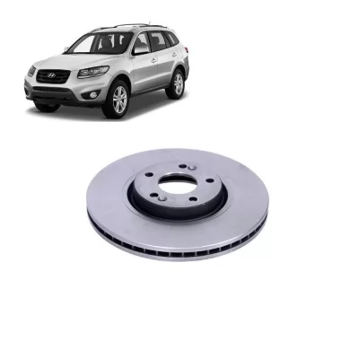 PAR DISCO DE FREIO DIANTEIRO HYUNDAI SANTA FÉ E VERA CRUZ E KIA SORENTO 2006 EM DIANTE - MDS FREIOS D325G