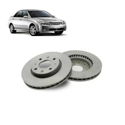 PAR DISCO DE FREIO DIANTEIRO KIA CERATO E SPECTRA 2004 EM DIANTE - MDS FREIOS D255