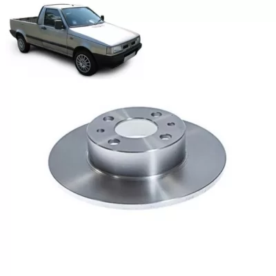 PAR DISCO DE FREIO DIANTEIRO FIAT FIORINO, PANORAMA E UNO 1966 EM DIANTE - HIPPER FREIOS HF34