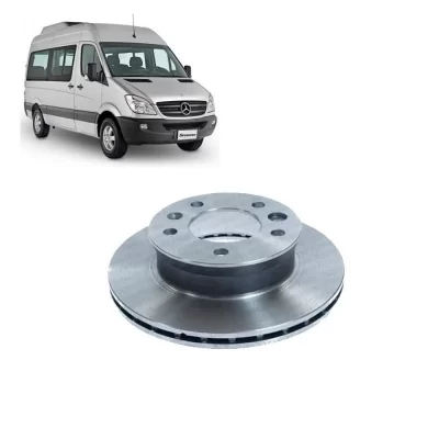 DISCO DE FREIO DIANTEIRO MERCEDES BENZ MB SPRINTER DE 2003 EM DIANTE - HIPPER FREIOS HF471E