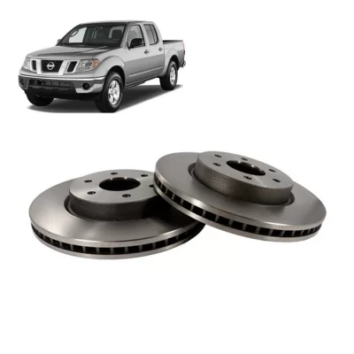PAR DISCO DE FREIO DIANTEIRO NISSAN FRONTIER 2005 EM DIANTE - MDS FREIOS D200B