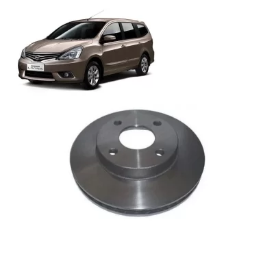 PAR DISCO DE FREIO DIANTEIRO NISSAN GRAND LIVINA, LIVINA E TIIDA 2008 EM DIANTE - HIPPER FREIOS HF613