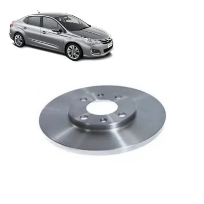 PAR DISCO DE FREIO DIANTEIRO CITROEN BERLINGO, C3, C4 E PEUGEOT 307 E PARTNER 1996 EM DIANTE - MDS FREIOS D695A