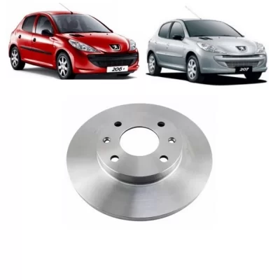 PAR DISCO DE FREIO DIANTEIRO CITROEN XSARA E PEUGEOT 206, 207 E 306 DE 1997 EM DIANTE - HIPPER FREIOS HF298