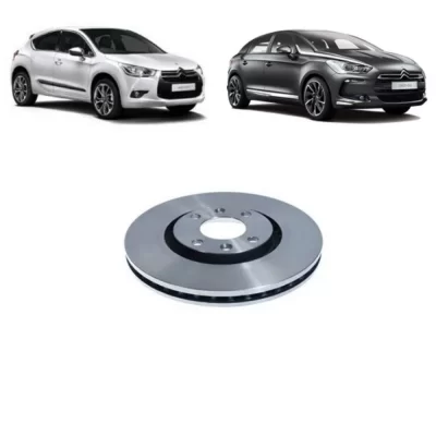 PAR DISCO DE FREIO DIANTEIRO CITROEN AIRCROSS, C3, C4 E XSARA E PEUGEOT 207, 307 E 308 DE 1998 EM DIANTE - MDS FREIOS D695C