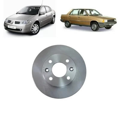 PAR DISCO DE FREIO DIANTEIRO RENAULT CLIO, KANGOO E MEGANE 1984 EM DIANTE - MDS FREIOS D572