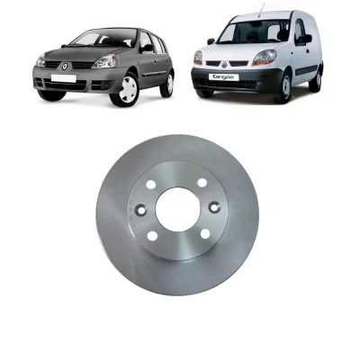 PAR DISCO DE FREIO DIANTEIRO RENAULT CLIO, KANGOO E MEGANE 1984 EM DIANTE - MDS FREIOS D572