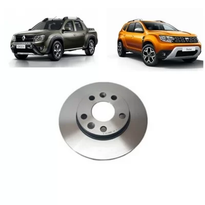 PAR DISCO DE FREIO DIANTEIRO RENAULT CAPTUR E DUSTER 2010 EM DIANTE - MDS FREIOS D705B