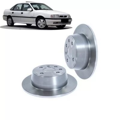 PAR DISCO DE FREIO TRASEIRO GENERAL MOTORS GM ASTRA, MERIVA E VECTRA 1988 EM DIANTE - MDS FREIOS D48B