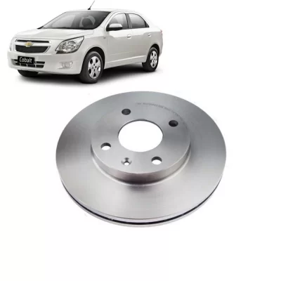 PAR DISCO DE FREIO DIANTEIRO GENERAL MOTORS GM COBALT, SONIC E SPIN 2012 EM DIANTE - HIPPER FREIOS HF51F