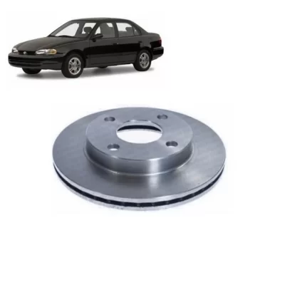 PAR DISCO DE FREIO DIANTEIRO TOYOTA COROLLA 1991 ATÉ 2002 - HIPPER FREIOS HF501