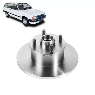 PAR DISCO DE FREIO DIANTEIRO GENERAL MOTORS GM CHEVETTE, CHEVY E MARAJO 1980 EM DIANTE - HIPPER FREIOS HF22