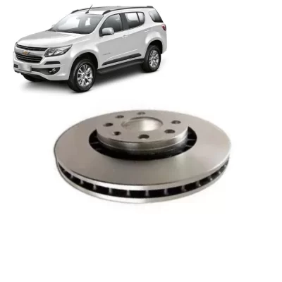PAR DISCO DE FREIO DIANTEIRO GENERAL MOTORS GM S10 E TRAILBLAZER 2017 EM DIANTE - HIPPER FREIOS HF21G