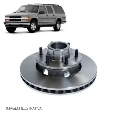 DISCO DE FREIO DIANTEIRO GENERAL MOTORS GM BONANZA, GRAND BLAZER E SILVERADO 1998 EM DIANTE - MDS FREIOS D18E