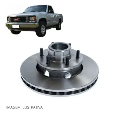 DISCO DE FREIO DIANTEIRO GENERAL MOTORS GM BONANZA, GRAND BLAZER E SILVERADO 1998 EM DIANTE - MDS FREIOS D18E