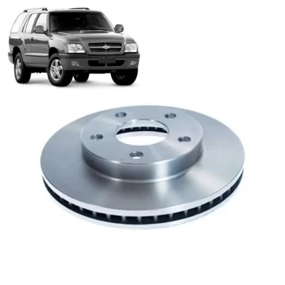 PAR DISCO DE FREIO DIANTEIRO GENERAL MOTORS GM BLAZER 4X4 E S10 4X4 DE 1998 ATÉ 2011 - HIPPER FREIOS HF21A