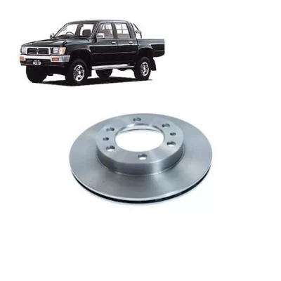 PAR DISCO DE FREIO DIANTEIRO TOYOTA HILUX SW ATÉ 1998 - HIPPER FREIOS HF486