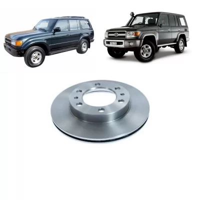PAR DISCO DE FREIO DIANTEIRO TOYOTA HILUX E LAND CRUISER - MDS FREIOS D343B