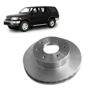 PAR DISCO DE FREIO DIANTEIRO TOYOTA HILUX E LAND CRUISER PRADO 1996 EM DIANTE - MDS FREIOS D343C