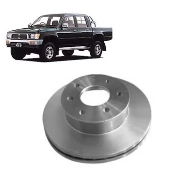 PAR DISCO DE FREIO DIANTEIRO TOYOTA HILUX E LAND CRUISER PRADO 1996 EM DIANTE - MDS FREIOS D343C