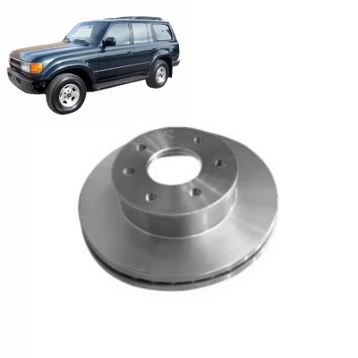 PAR DISCO DE FREIO DIANTEIRO TOYOTA HILUX E LAND CRUISER PRADO 1996 EM DIANTE - MDS FREIOS D343C