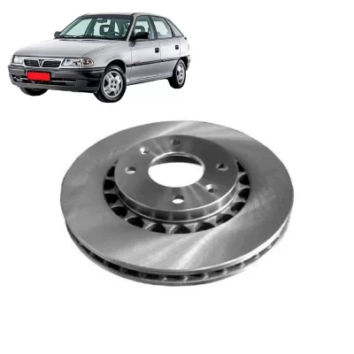 PAR DISCO DE FREIO DIANTEIRO GENERAL MOTORS GM ASTRA, CALIBRA E VECTRA 1989 EM DIANTE - HIPPER FREIOS HF25