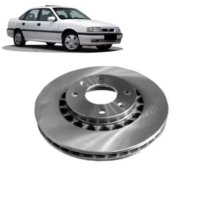 PAR DISCO DE FREIO DIANTEIRO GENERAL MOTORS GM ASTRA, CALIBRA E VECTRA 1989 EM DIANTE - HIPPER FREIOS HF25