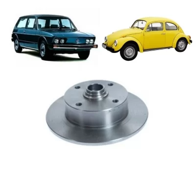 DISCO DE FREIO DIANTEIRO VOLKSWAGEN VW BRASILIA, FUSCA E VARIANT 1969 EM DIANTE - MDS FREIOS D03